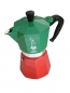 Preview: Bialetti Moka Express Italia Tricolore 3 oder 6 Tassen Kaffeebereiter, Espressokocher, Herdkocher