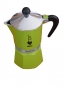 Preview: Bialetti Rainbow 3 Tassen Espressokocher (0004972) grün