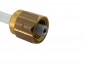 Preview: Saeco Druckschlauch 250mm mit Schutzschlauch (Schraub/Steck)