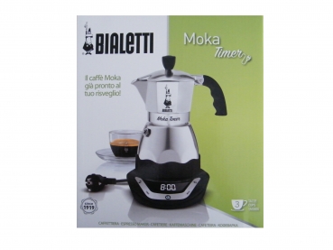 Bialetti Moka Timer Espressokocher für 3 Tassen, 230V