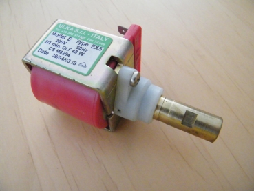 Gebrauchte Ulka EX5 Pumpe für Saeco, rot, Messinganschluss