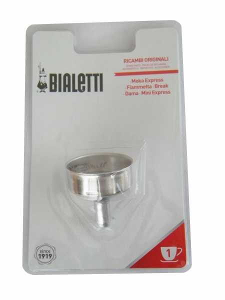 Bialetti Moka Express / Dama Trichter Filter , Break, Aluminium, 1 Tasse, 0800101