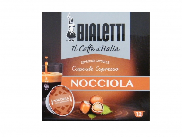 96 x Bialetti Nocciola (Haselnuss) Kaffeekapseln