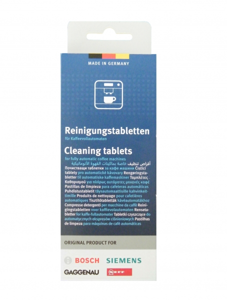 5 Reinigungstabletten passend für Bosch Siemens und andere Kaffeevollautomaten