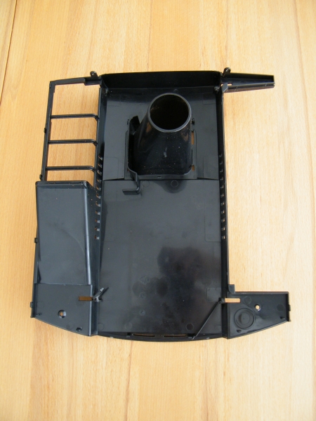 Gebrauchte Gehäusabdeckung mit Schalteröffnung für Jura C- / D- / E- / F-Serie, schwarz