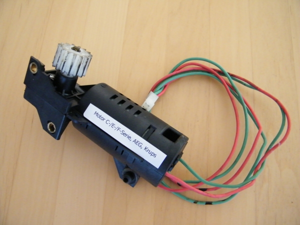 Gebrauchter Motor mit Kabel (rot/grün) für die Brüheinheit von Jura, Krups, AEG